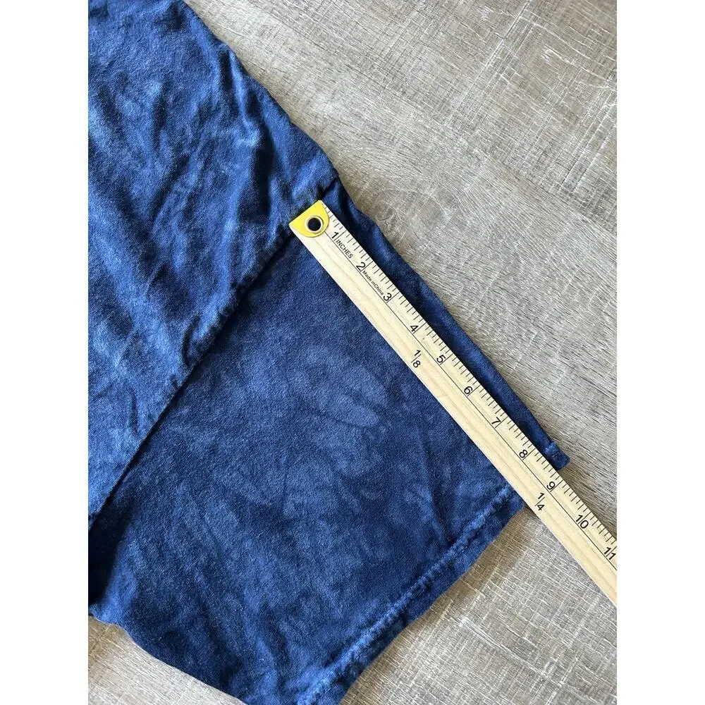 Vintage Wolf Graphic T Shirt Mens 3XL Blue Moon Nature Animal Y2K Streetwear